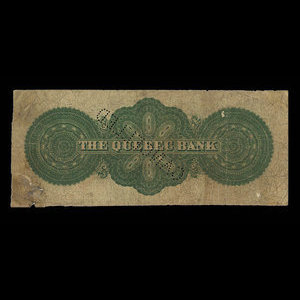 Canada, Banque de Québec, 2 dollars : 2 janvier 1863