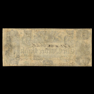 Canada, Banque de Québec, 5 dollars : 1 novembre 1853