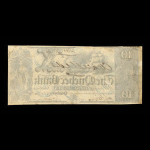 Canada, Banque de Québec, 10 dollars : 1 novembre 1853