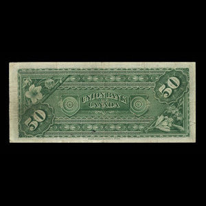 Canada, Union Bank of Canada (The), 50 dollars : 1 juillet 1912