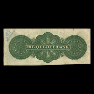 Canada, Banque de Québec, 1 dollar : 2 janvier 1863