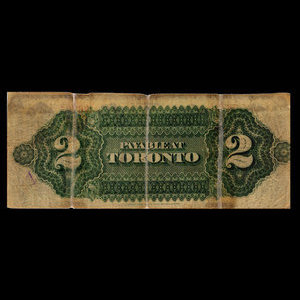 Canada, Dominion du Canada, 2 dollars : 1 juillet 1870