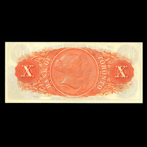 Canada, Bank of Toronto (The), 10 dollars : 1 février 1917