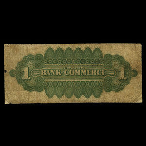 Canada, Canadian Bank of Commerce, 1 dollar : 1 mai 1867