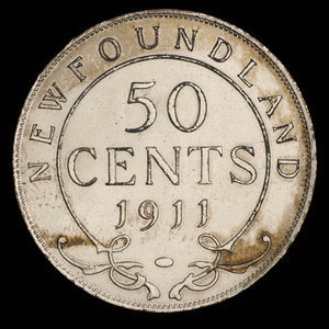 Canada, Georges V, 50 cents : 1911