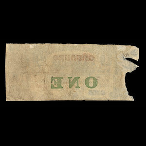 Canada, Banque de Montréal, 1 dollar : 1 janvier 1849