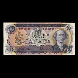 Canada, Banque du Canada, 10 dollars : 1971