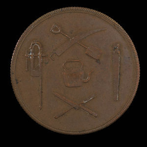 Canada, J. Shaw & Co., 1/2 penny : 1838