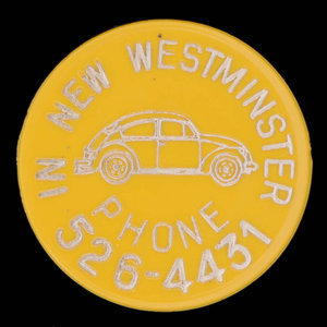 Canada, New Westminster Volkswagon Ltd., aucune dénomination : 1972