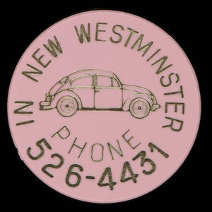 Canada, New Westminster Volkswagon Ltd., aucune dénomination : 1972