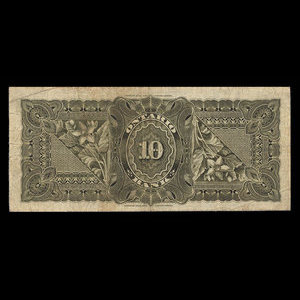 Canada, Ontario Bank, 10 dollars : 1 juin 1888