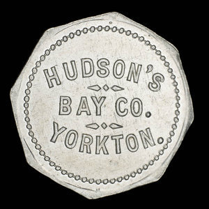 Canada, Compagnie de la Baie d'Hudson, 10 cents : 1882