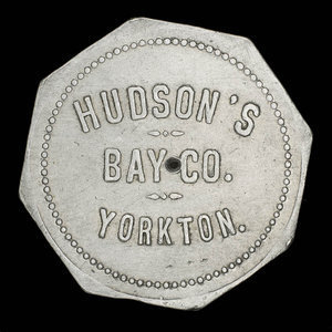 Canada, Compagnie de la Baie d'Hudson, 1 dollar : 1882