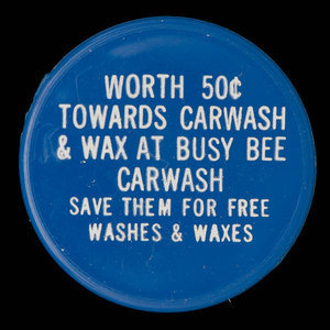 Canada, Busy Bee Car Wash, 50 cents : 1975