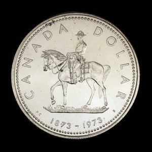 Canada, Élisabeth II, 1 dollar : 1973