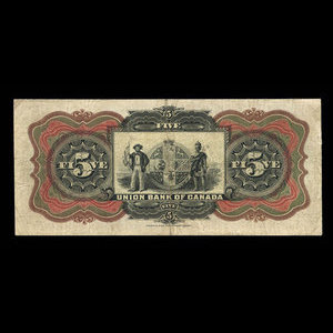 Canada, Union Bank of Canada (The), 5 dollars : 1 juin 1903