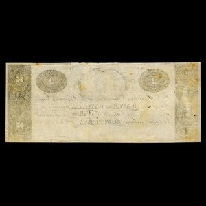 Canada, Bank of Canada, 2 dollars : 1 janvier 1822