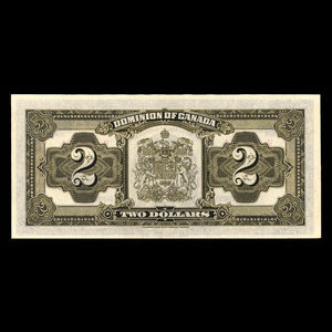 Canada, Dominion du Canada, 2 dollars : 23 juin 1923