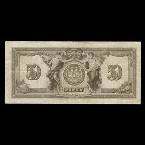 Canada, Canadian Bank of Commerce, 50 dollars : 2 janvier 1917