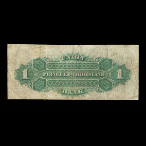 Canada, Union Bank of Prince Edward Island, 1 dollar : 1 mars 1875