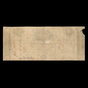 Canada, Montreal Bank, 5 dollars : 11 mars 1819