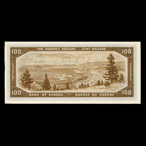 Canada, Banque du Canada, 100 dollars : 1954