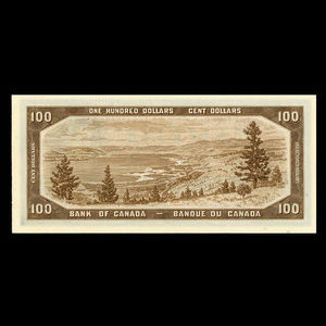 Canada, Banque du Canada, 100 dollars : 1954