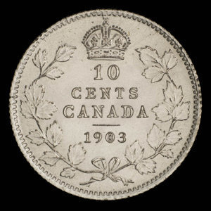 Canada, Édouard VII, 10 cents : 1903