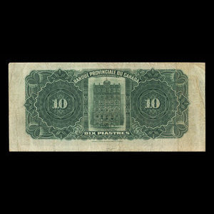 Canada, Banque Provinciale du Canada, 10 dollars : 1 juin 1907