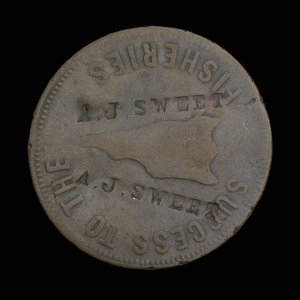 Canada, E.L. Lydiard, 1 cent : 1859