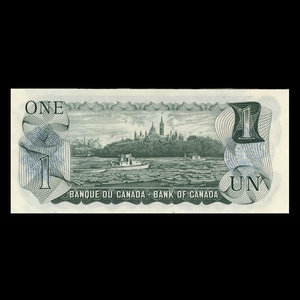 Canada, Banque du Canada, 1 dollar : 1973