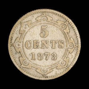 Canada, Victoria, 5 cents : 1873