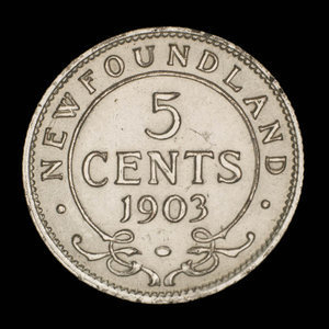 Canada, Édouard VII, 5 cents : 1903