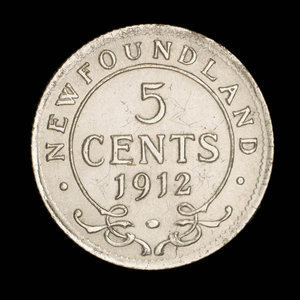 Canada, Georges V, 5 cents : 1912