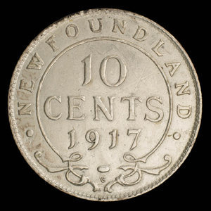 Canada, Georges V, 10 cents : 1917