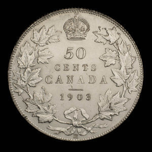 Canada, Édouard VII, 50 cents : 1903