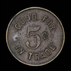 Canada, Mainland Cigar Store, 5 cents : 1918