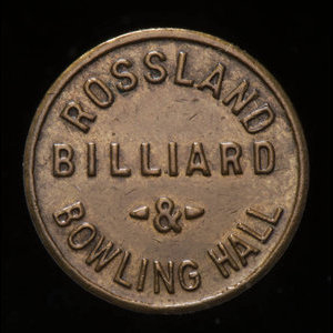 Canada, Rossland Billiard & Bowling Hall, 6 1/4 cents : 1904