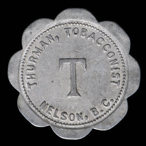 Canada, Thurman, Tobacconist, 25 cents : 1923