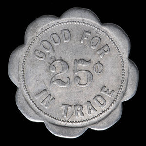 Canada, Thurman, Tobacconist, 25 cents : 1923