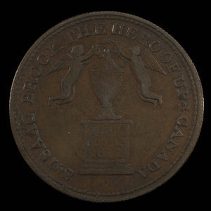 Canada, inconnu, 1/2 penny : 1816