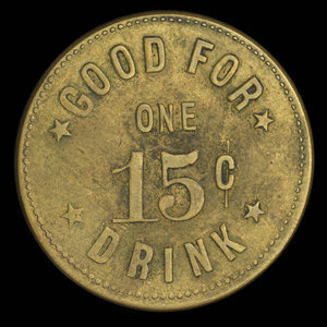 Canada, W. Cowan, 1 consommation, 15 cents : 1894