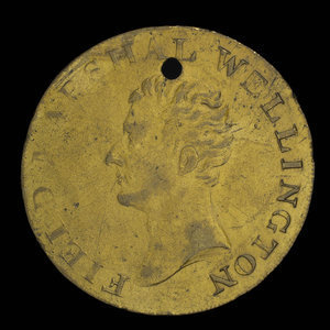 Canada, inconnu, 1/2 penny : 1814