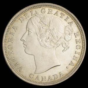 Canada, Victoria, 20 cents : 1858