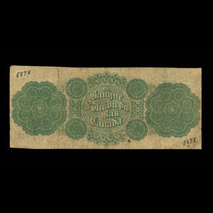 Canada, Union Bank of Lower Canada, 1 dollar : 1 mars 1866