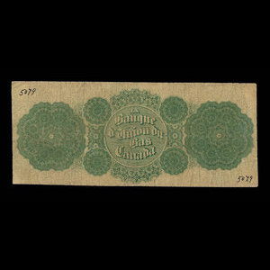 Canada, Union Bank of Lower Canada, 2 dollars : 1 mars 1866