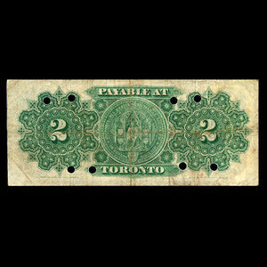 Canada, Dominion du Canada, 2 dollars : 1 juin 1878