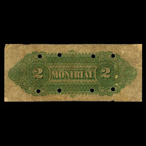 Canada, Dominion du Canada, 2 dollars : 1 juillet 1870