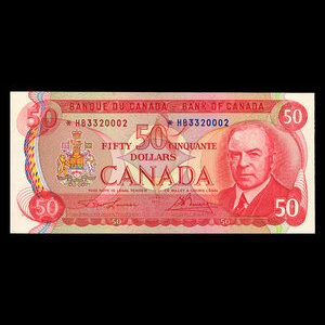 Canada, Banque du Canada, 50 dollars : 1975