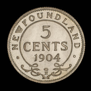 Canada, Édouard VII, 5 cents : 1904